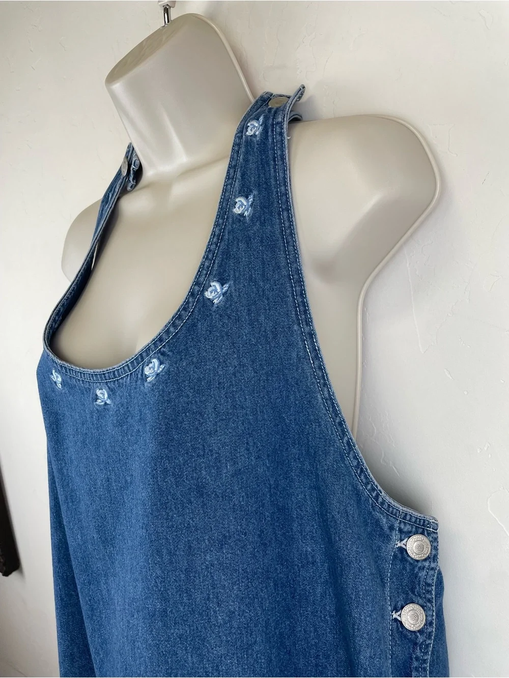 Disney Denim Pinafore Jumper Dress with Lady and Tramp Pockets - Blue - Picture 5 of 12